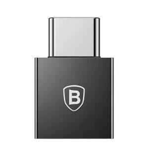 Baseus Exquisite Type-C Male to USB Female Adapter Converter (Black) - 1