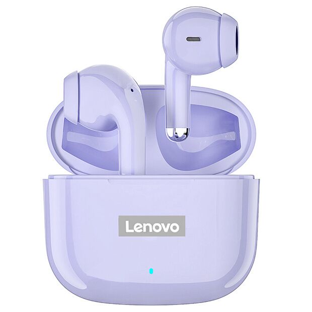 Беспроводные наушники Lenovo P40 pro Bluetooth 5.1 фиолетовый - 2
