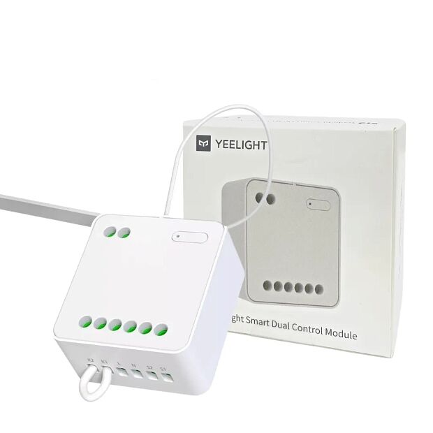 Умное WI-FI реле Yeelight Smart Dual Control Module YLAI002 (White) - 2