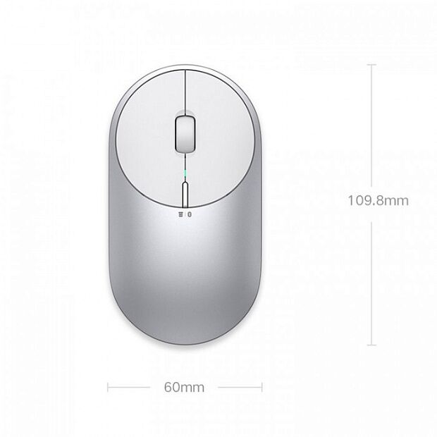 Мышь Xiaomi Mi Portable Bluetooth Mouse 2 BXSBMW02 (Silver) - 5