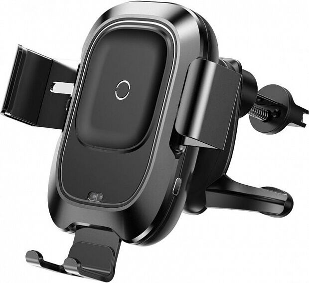 Держатель для смартфона Baseus Smart Vehicle Bracket Wireless Charger (Black/Черный) - 1
