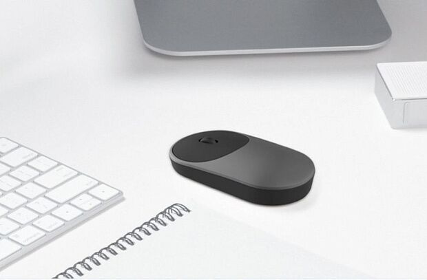 Компьютерная мышь Xiaomi Mi Portable Mouse Bluetooth (Black) - 2