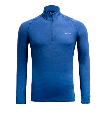 Толстовка ZenPh Early Wind Self-Heating Long-Sleeved Sports T-Shirt (Blue/Синий) - 1