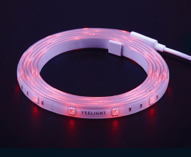 Пример работы светодиодной ленты Xiaomi Yeelight LED Lightstrip 1S